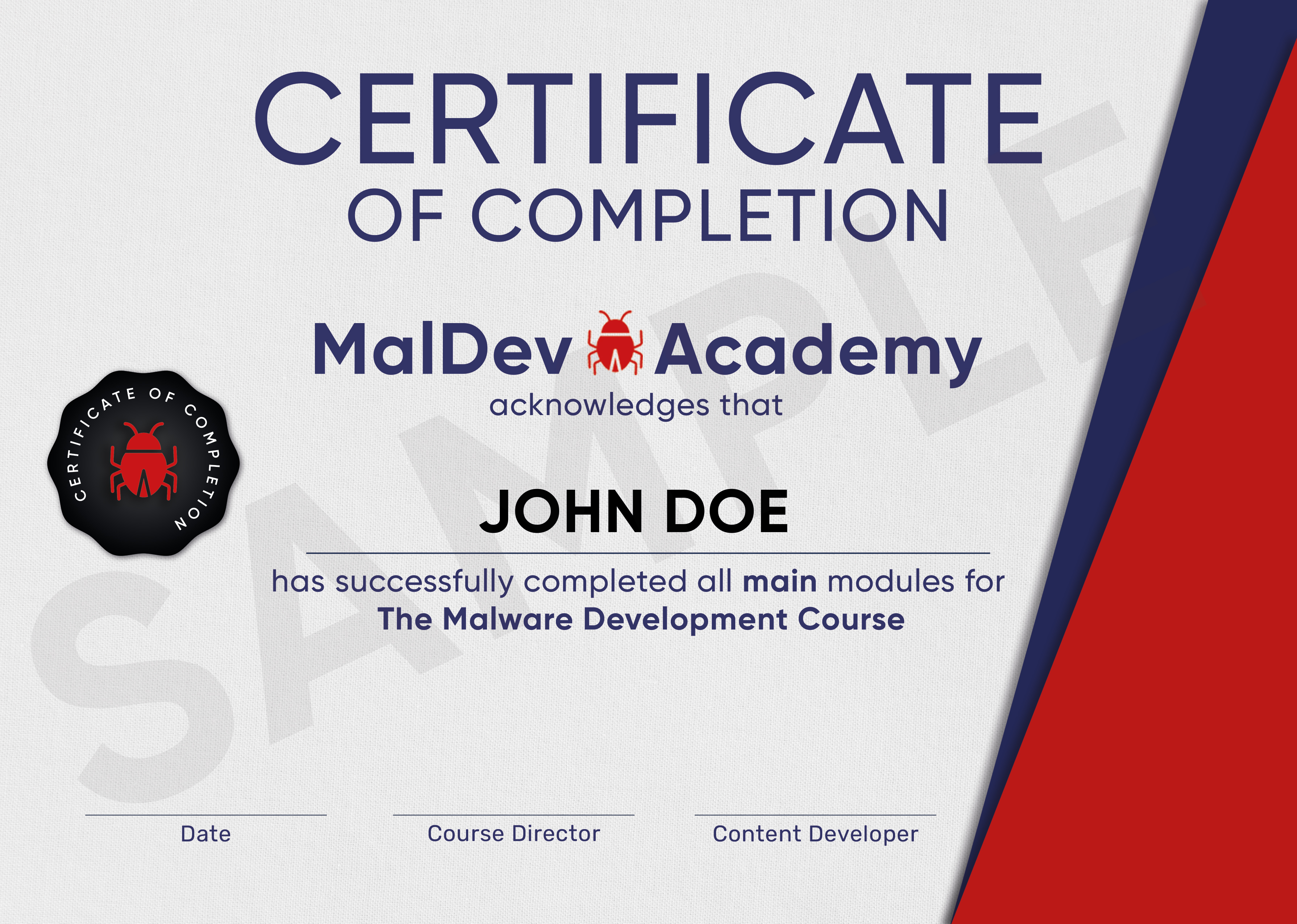 MalDev Academy CoC
